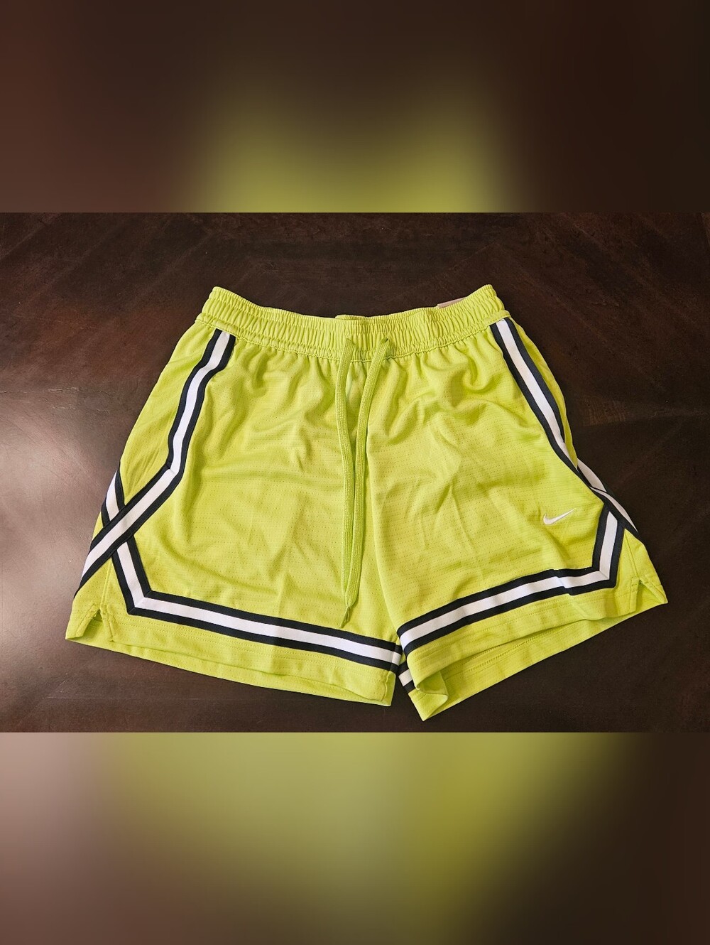 Nike Women’s Neon Yellowish Green Athletic Shorts
